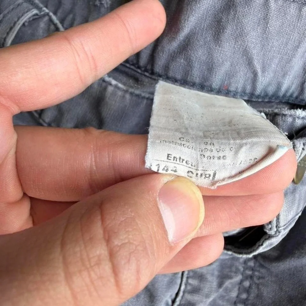 vintage Carhartt charcoal grey carpenter shorts size 40
